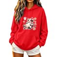 thumbnail image 1 of Aimik Womens Funny Cow Graphic Hoodies Sweatshirts Long Sleeve Pullover Tops with Drawstring Pockets Fall Loose Comfy Hoodied Tops, 1 of 5