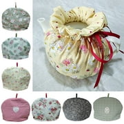 Aimiya Tea Cozy Vintage Comfortable Fabric Flower Printed Tea Cosy for Tea Pot
