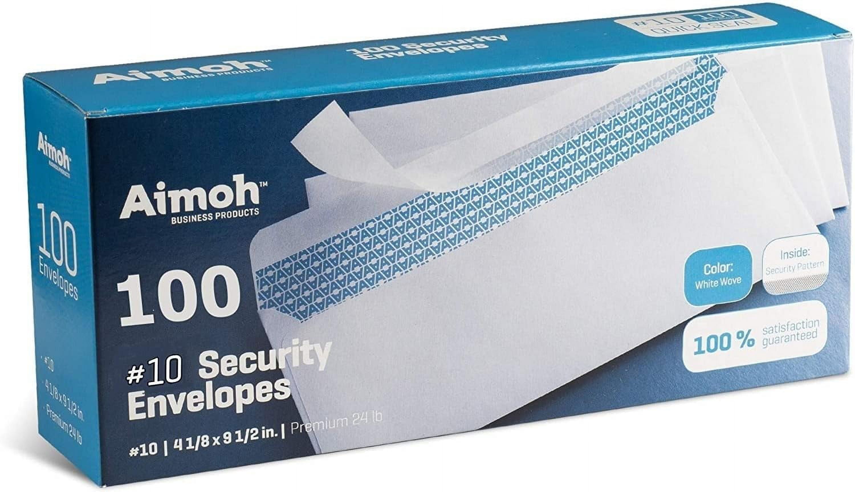 500 Pcs Full Face Window Envelopes - #10 Letter Size, 8 Colors, Self-Adhesive (4.13x9.5 In) - View #7