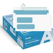 Aimoh #9 Double Window Security Envelopes with Self-Seal Strip, 3 7/8 "x 8 7/8" 500-Pack