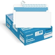 Aimoh #9 Windowless Security Envelopes with Strong Quick-Seal Closure, 3 7/8“ x 8 7/8“ 500-Pack