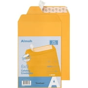 Aimoh Kraft Catalog Security Envelopes 6” x 9” Quick-Sealing Mailing Envelopes, 25-Pack