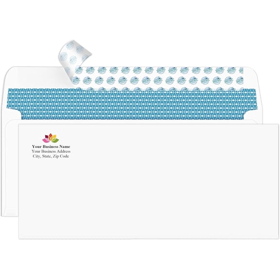 Aimoh Self-Seal Closure #9 Security Business Envelopes, Windowless Mailing Envelopes, White, 3-7/8" x 8-7/8", 1000 Count