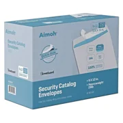 Aimoh Self-Seal Catalog Security Envelopes, Security-Tinted Mailing Envelopes, 9” x 12”, White, 250 Count