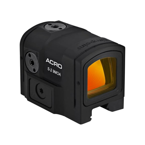 Aimpoint Acro S-2 9 MOA optic Reflex Sight, Integrated Shotgun Rib Mount, Anodized Aluminum, 50,000 Hour Battery, CR2032 Included (200907)