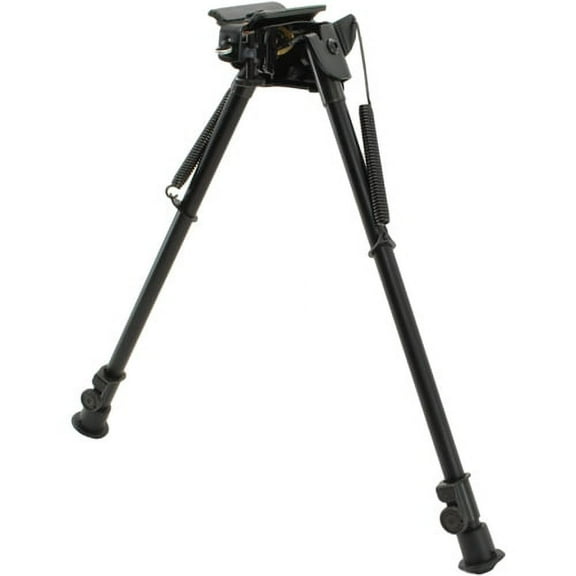 Aimtech Adjustable Heavy Duty Stud Mount Bipod, Lever Locking Pivot, Black, 13.5-23in