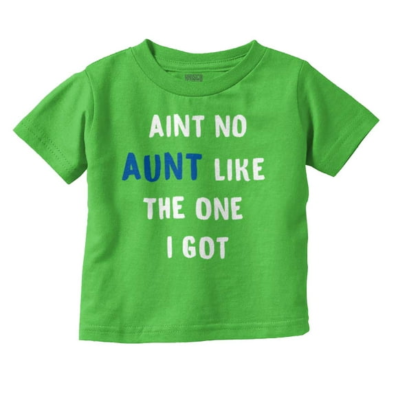 Ain't No Aunt Like One I Got Funny Toddler Boy Girl T Shirt Infant Toddler Brisco Brands 6M