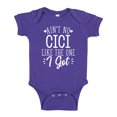 thumbnail image 1 of Ain't No Cici Like The One I Got Baby Bodysuit One Piece 6 mo Purple, 1 of 3