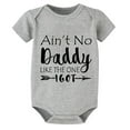 thumbnail image 1 of Ain't No Daddy Like The One I Got Newborn Baby Girls Clothes Short Sleeve Gender Neutral Coming Home Outfit White Boys Coming, 1 of 2