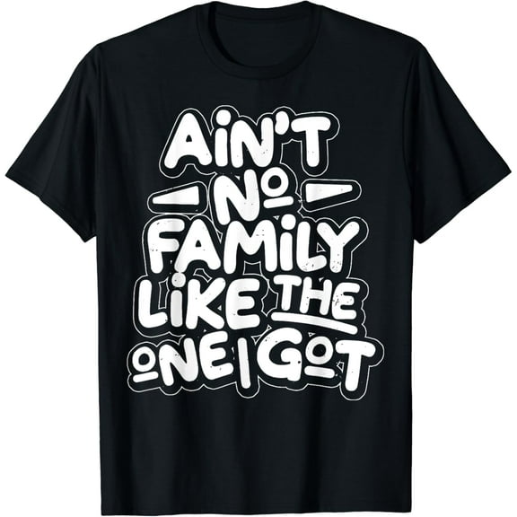 Ain't No Family Like The One I Got T-Shirt mens t shirt，black，women，funny，misfits，men，journey