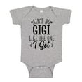 thumbnail image 1 of Ain't No Gigi Like The One I Got Baby Bodysuit One Piece NB Athletic Heather, 1 of 3
