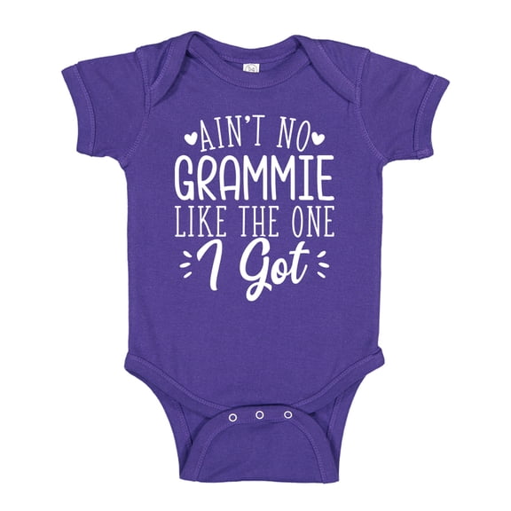 Ain't No Grammie Like The One I Got Baby Bodysuit One Piece 12 mo Purple