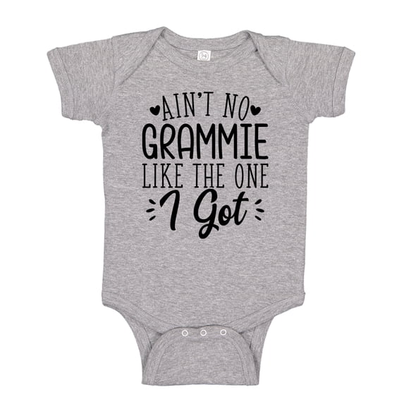 Ain't No Grammie Like The One I Got Baby Bodysuit One Piece NB Athletic Heather