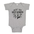 thumbnail image 1 of Ain't No Great Grandma Like The One I Got Baby Bodysuit One Piece NB Athletic Heather, 1 of 3