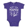 thumbnail image 1 of Ain't No Mawmaw Like The One I Got Baby Bodysuit One Piece 12 mo Purple, 1 of 3
