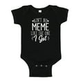 thumbnail image 1 of Ain't No Meme Like The One I Got Baby Bodysuit One Piece 18 mo Black, 1 of 3