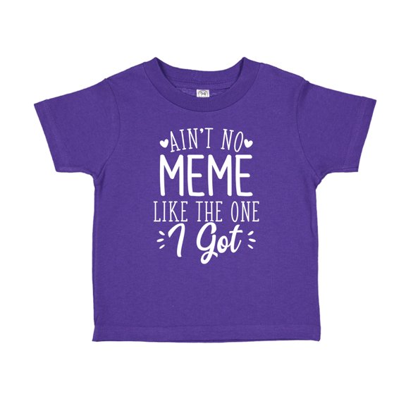 Ain't No Meme Like The One I Got Toddler T-Shirt 3T Purple