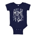 thumbnail image 1 of Ain't No Mimi Like The One I Got Baby Bodysuit One Piece 6 mo Navy Blue, 1 of 3