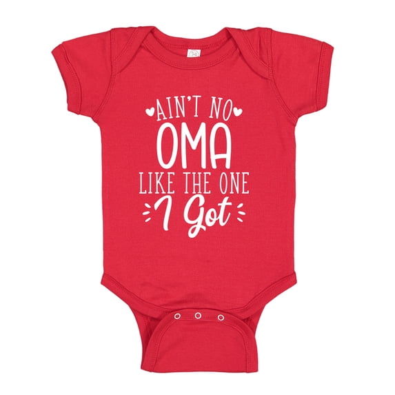 Ain't No Oma Like The One I Got Baby Bodysuit One Piece 24 mo Red