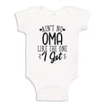 thumbnail image 1 of Ain't No Oma Like The One I Got Baby Bodysuit One Piece NB White, 1 of 3