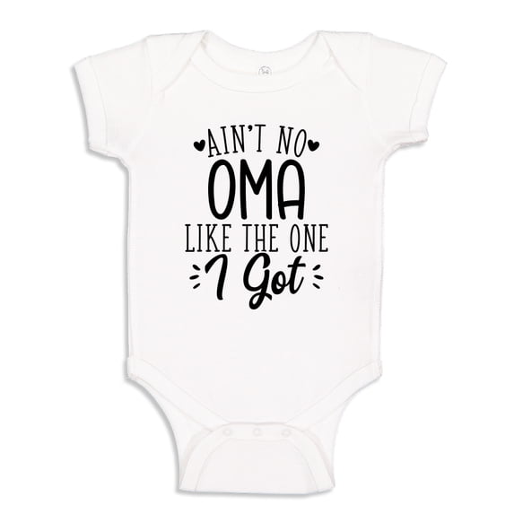 Ain't No Oma Like The One I Got Baby Bodysuit One Piece NB White