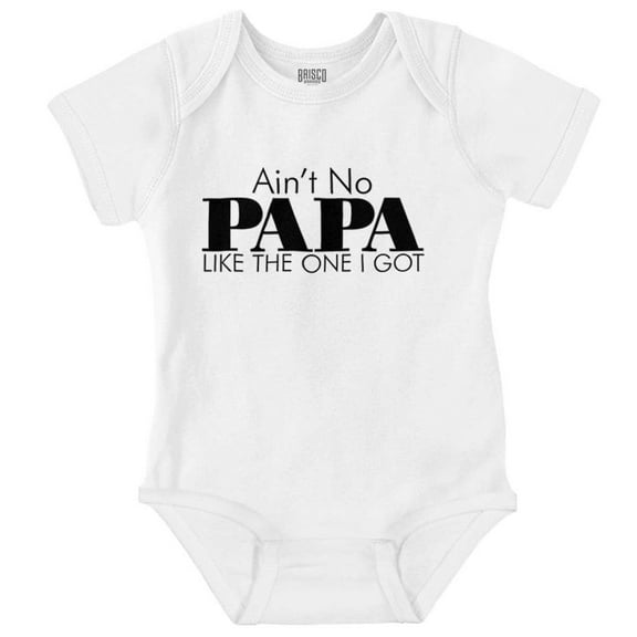 Ain't No Papa Like The One I Got Romper Boys or Girls Infant Baby Brisco Brands NB
