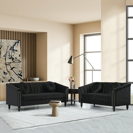 Ainehome 2PCS Living Room Set, Sectional Sofa Set, Sectional Sofa