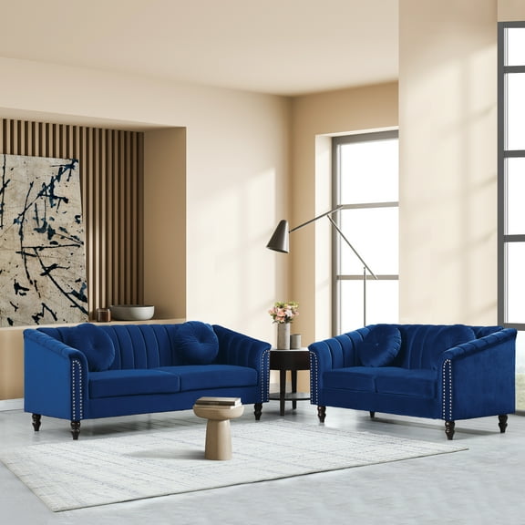 Ainehome 2PCS Living Room Set, Sectional Sofa Set, Sectional Sofa