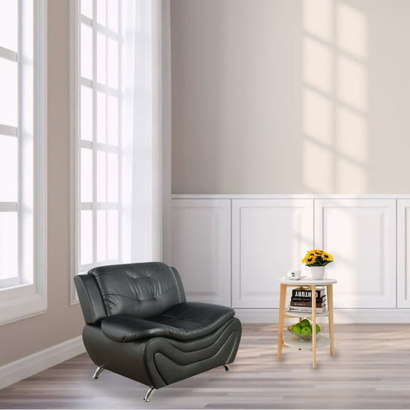 Ainehome Furniture 1 Piece Faux Leather Living Room Set, CHAIR