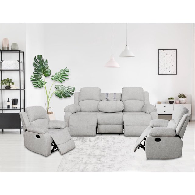 Ainehome Furniture Reclining Sofa Chair Set Living Room SET