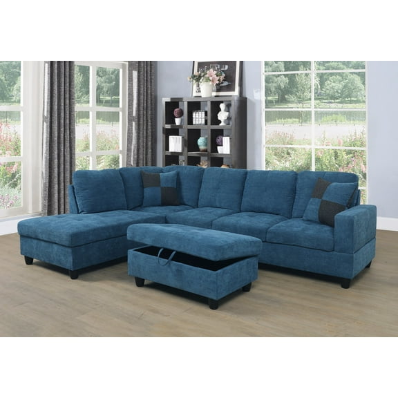 Ainehome Sectional Sofa Sectional Couch with Chaise Ottoman Sectional Sleeper Sofa Left Hand Facing