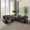 thumbnail image 1 of Ainehome 2 Pieces Faux Leather Reclining Configurable Living Room Set, 1 of 5