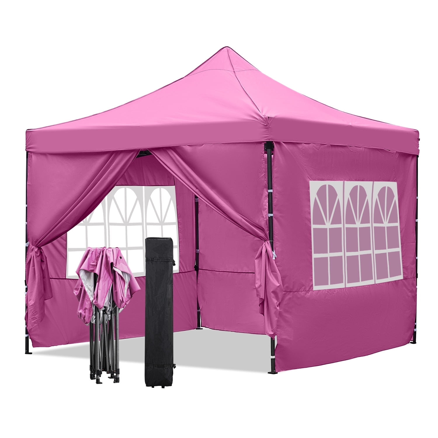 Ainfox 10' x 10'Heavy Duty Pop up Canopy Tent with Sidewalls Ainfox 10' x 10'Heavy Duty Pop up Canopy Tent with Sidewalls