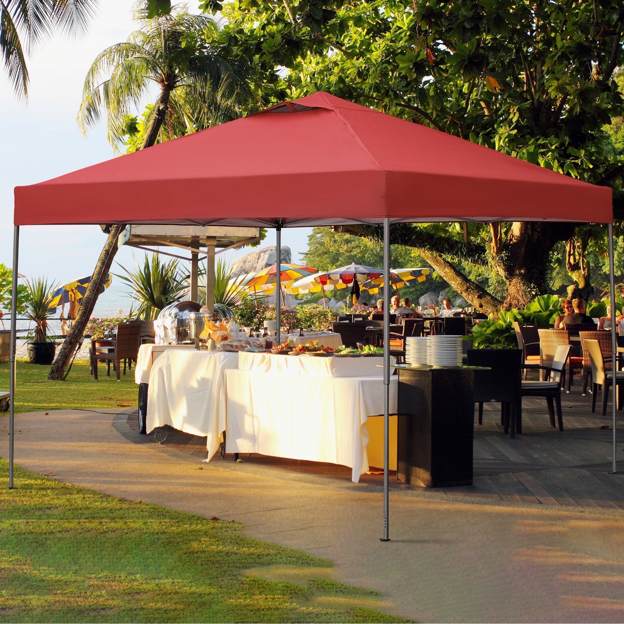 【YyYshop】 Ainfox 10x10ft Pop Up Canopy Tent, Outdoor, UV Protection