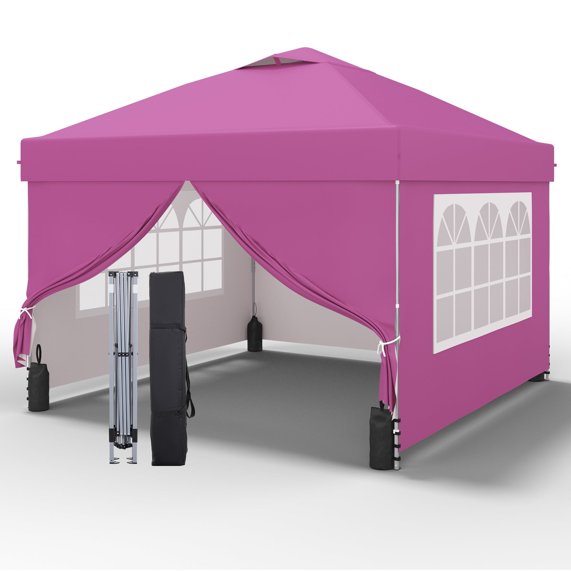 Ainfox 10’x10′ Pop Up Canopy Tent with 4 Removable Walls .99