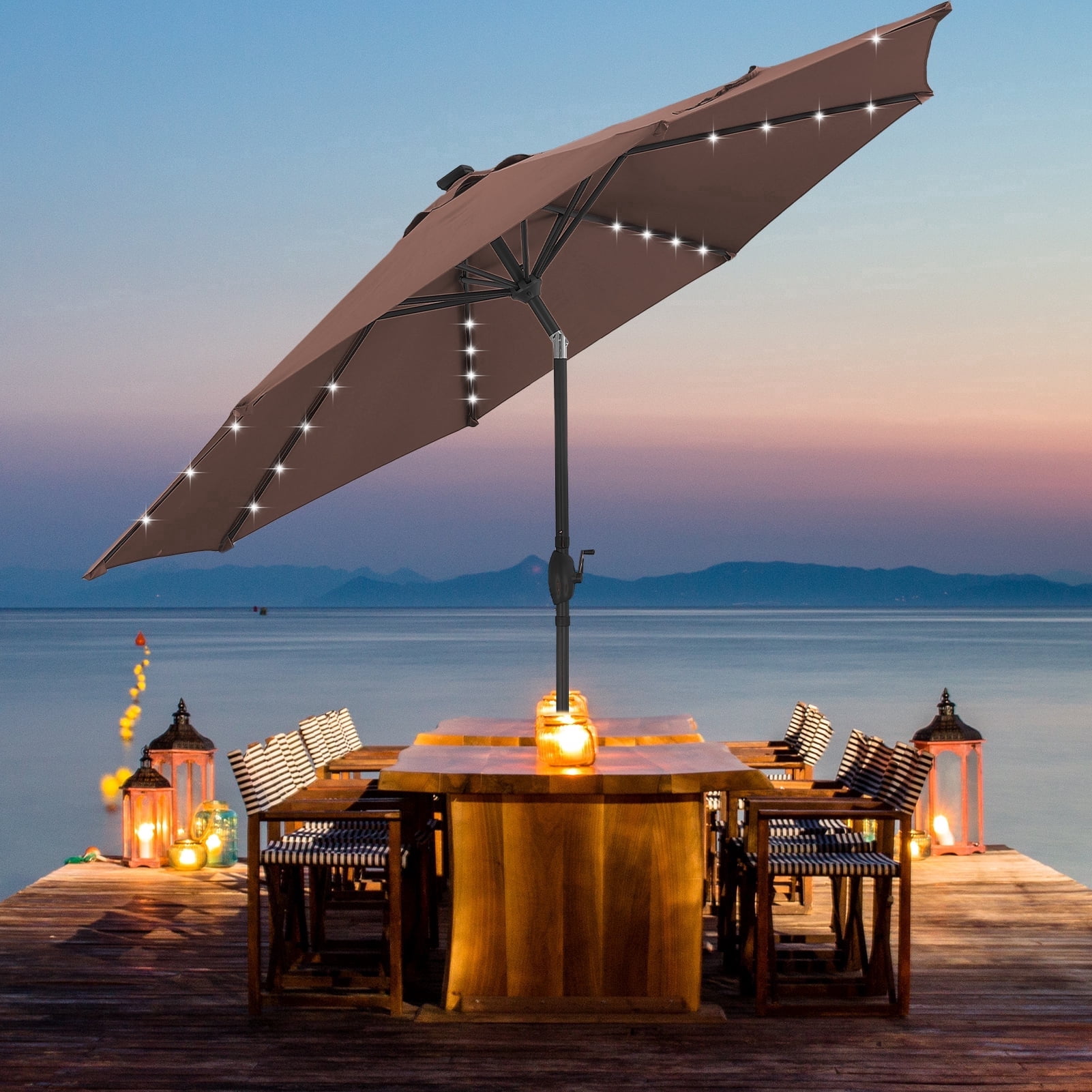 11 foot 8 rib canvas replacement patio umbrella Canopy Replacement for 11ft 8-Rib – Maxshade