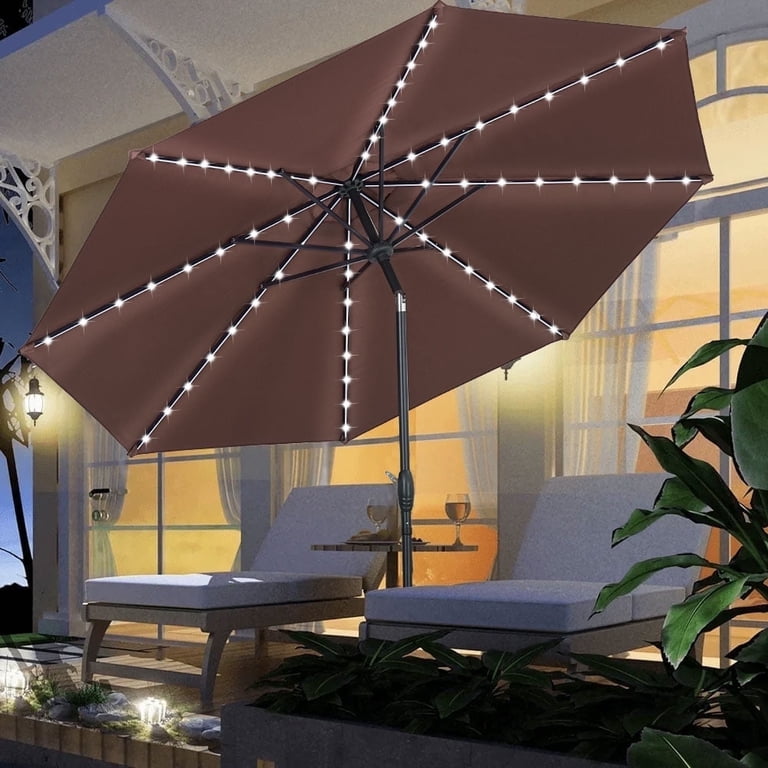 best string lights for patio umbrella 24 Backyard Lighting Ideas to Upgrade Your Patio