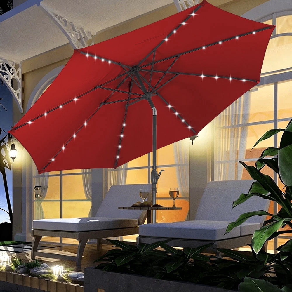 10ft solar patio umbrella w usb charger portable power bank 2 Pack BLAVOR 10,000mAh, Wireless Charger, 20W Fast Charging External Battery Pack with C for Cell Phones : Cell Phones & Accessories or in a backyard seating area UNISOAR 10ft. Solar Powered LED