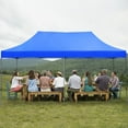 thumbnail image 1 of Ainfox 10ft x 20ft Pop up Outdoor Canopy Tent, Portable Shade Instant Folding Gazebo Tent(Blue), 1 of 9