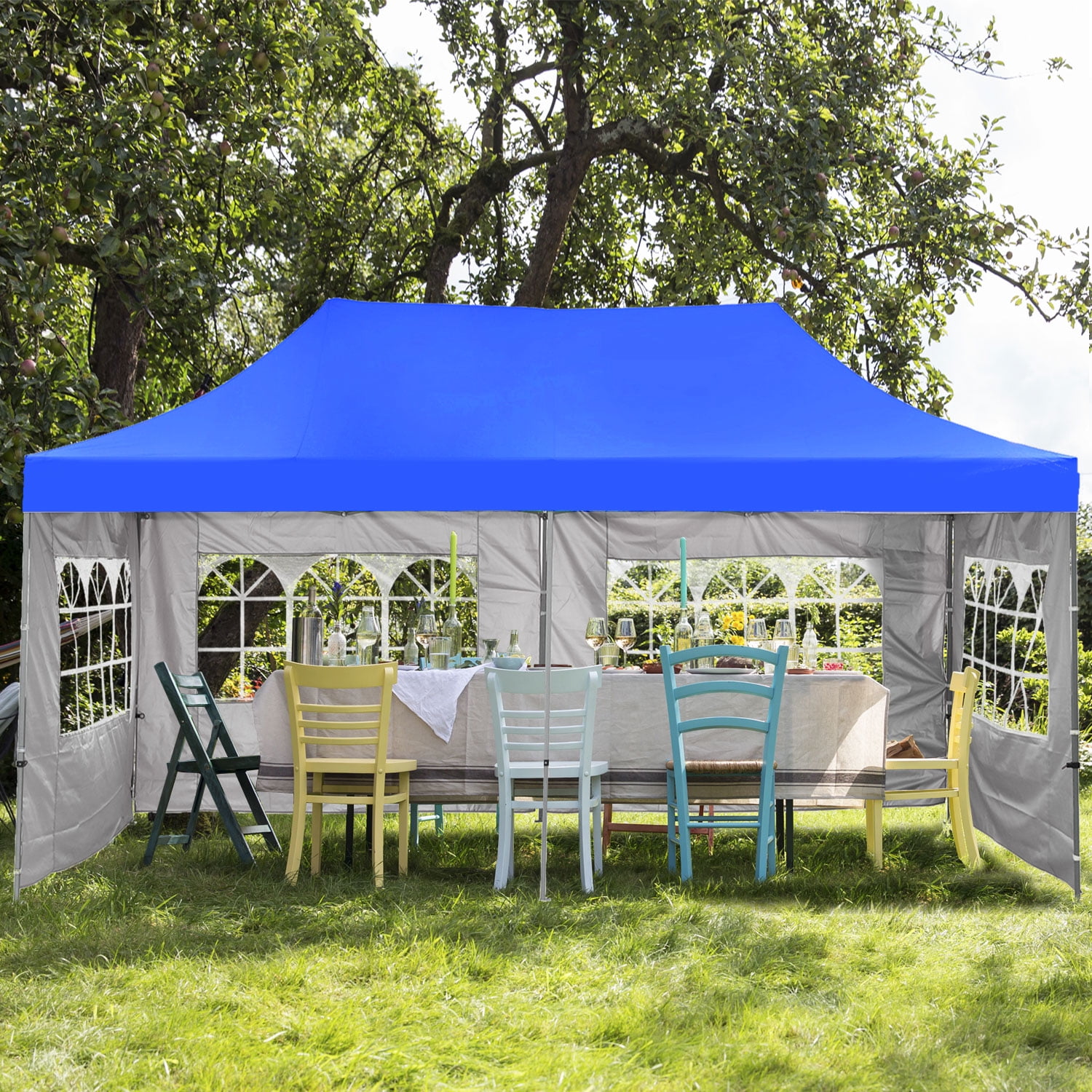 Ainfox 10x20 ft Waterproof Pop Up Canopy Tent with