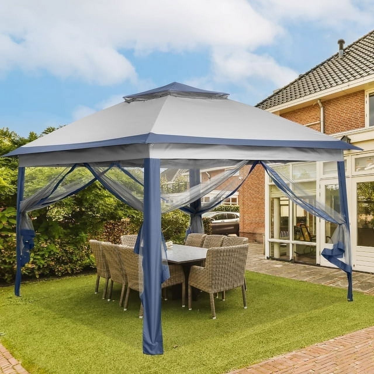 Ainfox 11x11ft Waterproof Outdoor Garden Gazebo Canopy