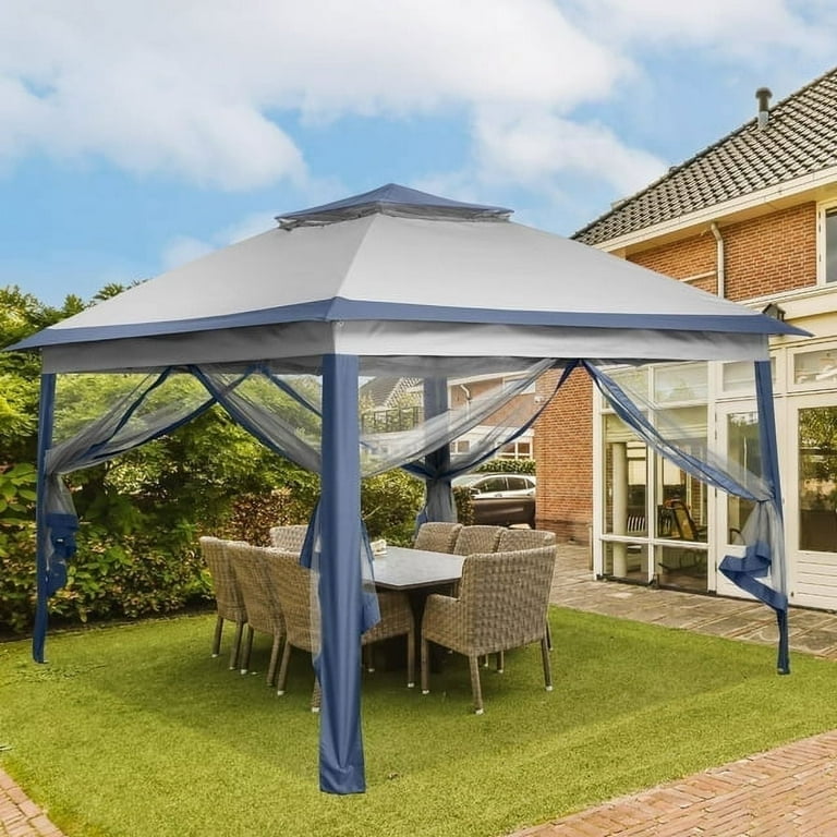Ainfox 11x11ft Waterproof Outdoor Garden Gazebo Canopy