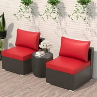 Ainfox 2 Pcs Outdoor Patio Furniture Sofa Set Deals