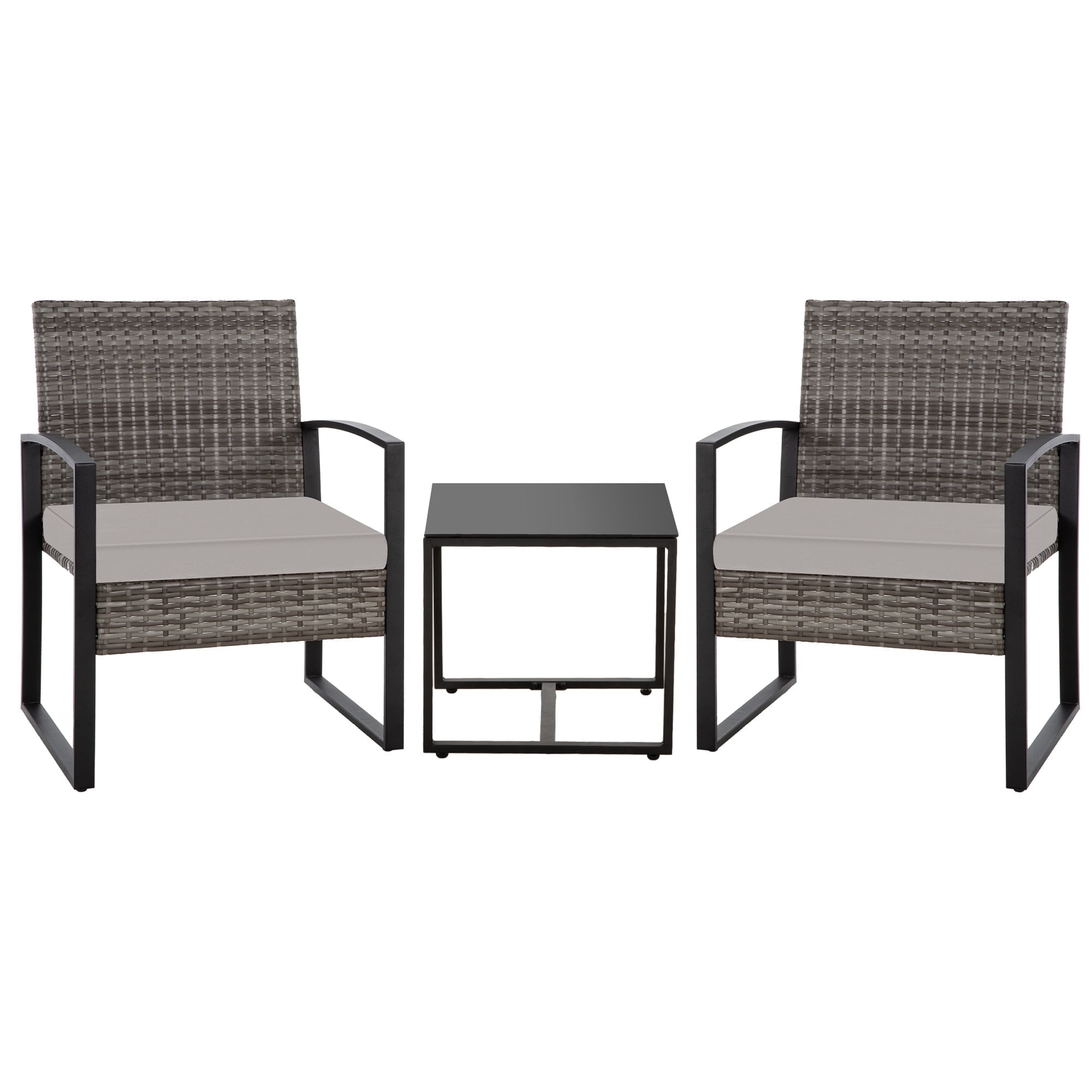 Ainfox 3 Piece Patio Bistro Set, Outdoor Furniture