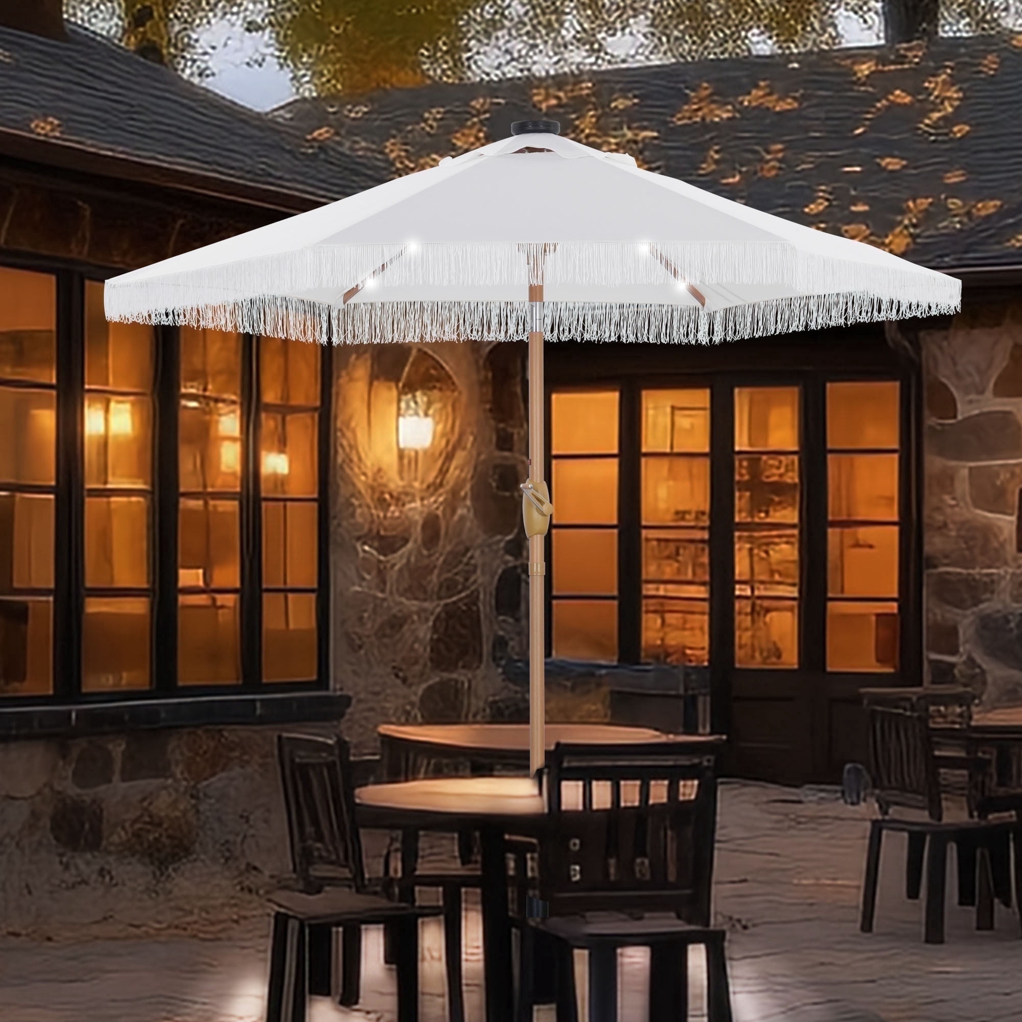 7.5 white patio umbrella Marbella 7'5' Round 40851226 7.5' Market Umbrella California Umbrella