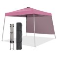 thumbnail image 1 of Ainfox 10 x 10 ft Pop up Canopy Tent  with Sidewall, Instant Slant Outdoor Gazebo for Beach, Sun Shade,Outdoor Activies, Weddings,Pink, 1 of 7