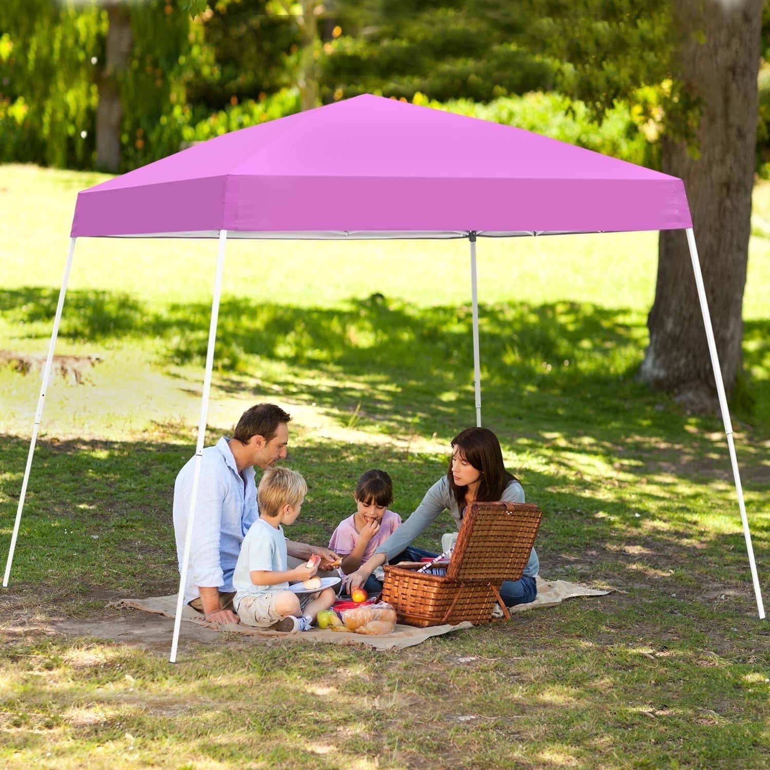 okapyです Ainfox 8 x 8 ft Pop up Canopy Tent, Instant Slant Outdoor