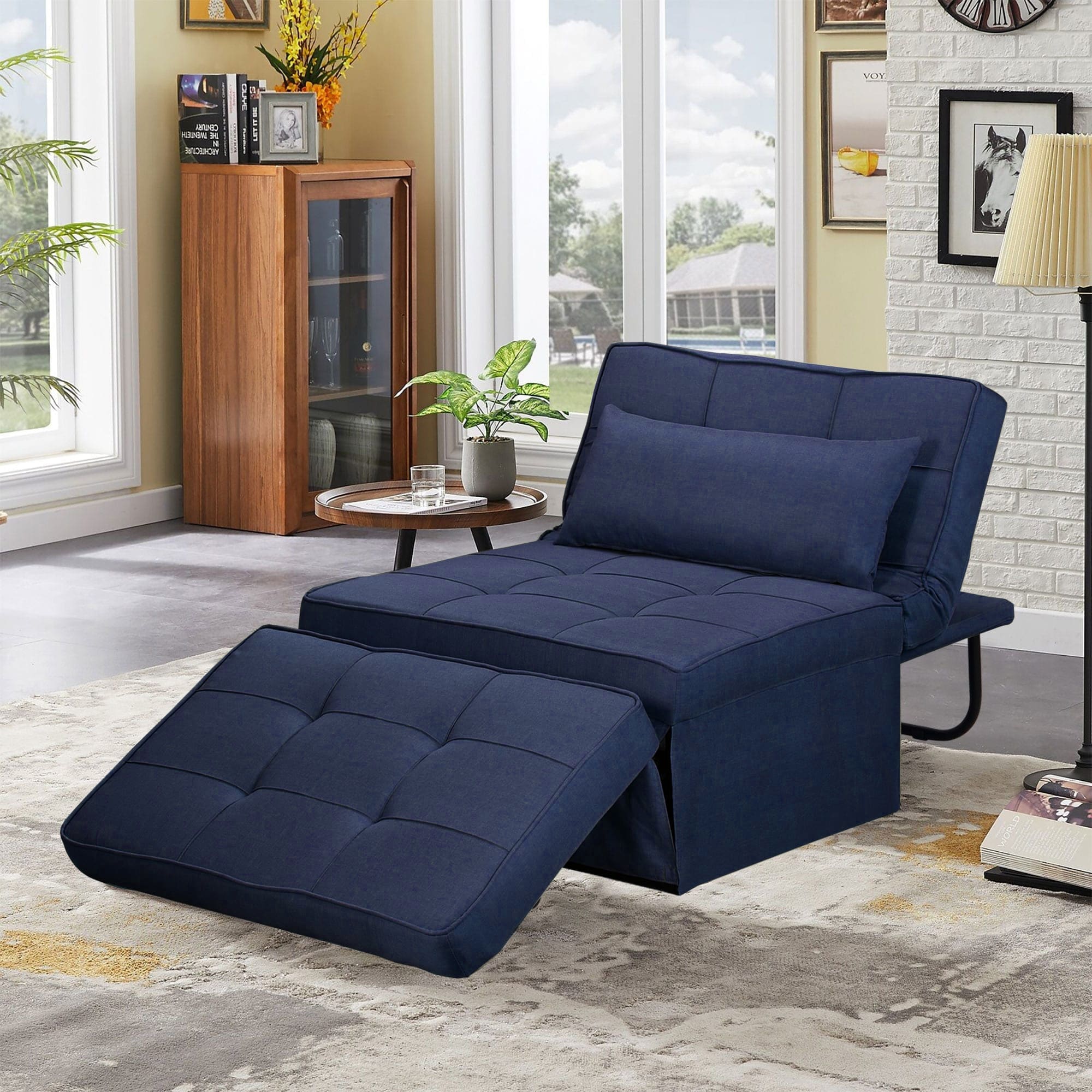 Ainfox Convertible Futon Sofa Bed Sleeper Sofa Chair Couch Folding