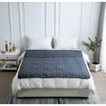 thumbnail image 1 of Ainfox Gray Warm Weighted Blanket Soft Weighted Comforter. Improve Sleep for People With Anxiety （60" x 80" 21lbs Queen Size), 1 of 4