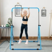 Ainfox Kids Gymnastics Bars Equipment for Home, Junior Expandable Horizontal Monkey Bar(Blue)